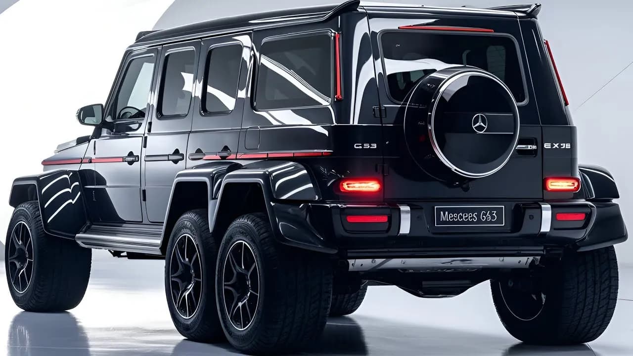 G Class Mercedes 6x6 - niesamowite osiągi i luksus w terenie G Class Mercedes 6x6 - niesamowite osiągi i luksus w terenie
